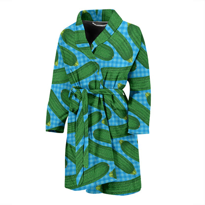 Zucchini Print Design LKS301 Men Bathrobe
