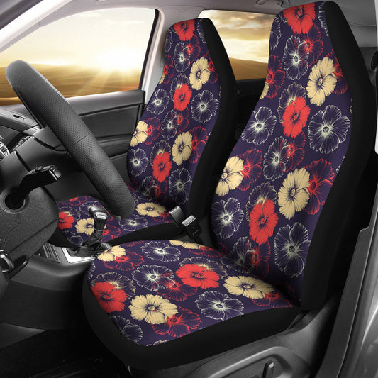 Tropical Flower Print Design LKS302 Car Seat Covers