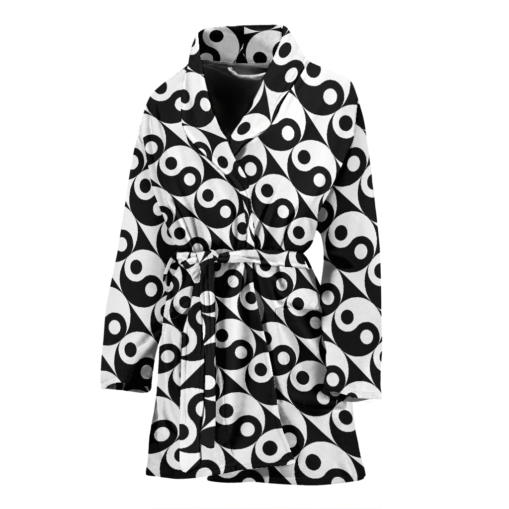 Yin Yang Print Design LKS304 Women Bathrobe