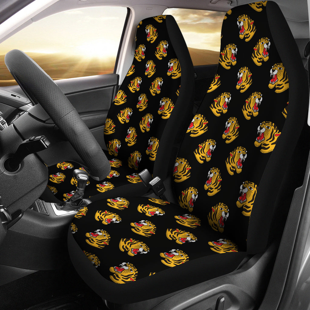 Tiger Head Print Design LKS306 Car Seat Covers