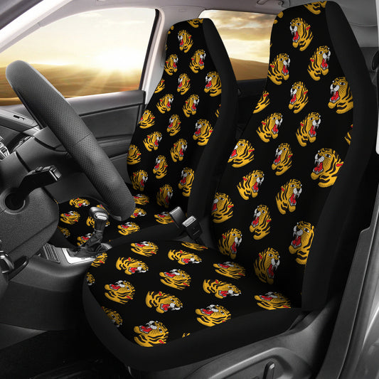 Tiger Head Print Design LKS306 Car Seat Covers