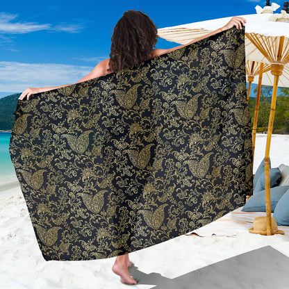Brocade Pattern Print Design 04 Sarong Pareo Wrap