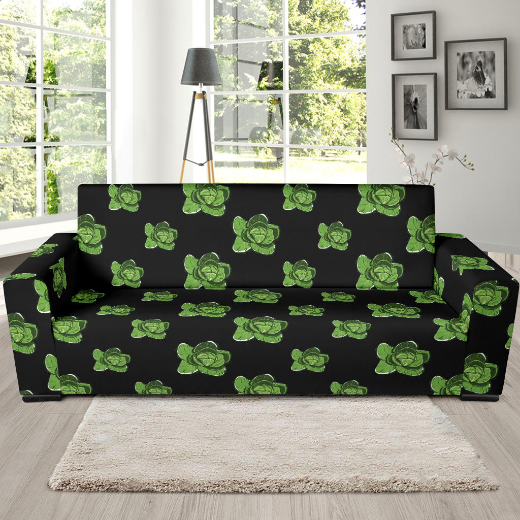 Cabbage Pattern Print Design 03 Sofa Slipcover