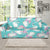 Swan Pattern Print Design 03 Sofa Slipcover