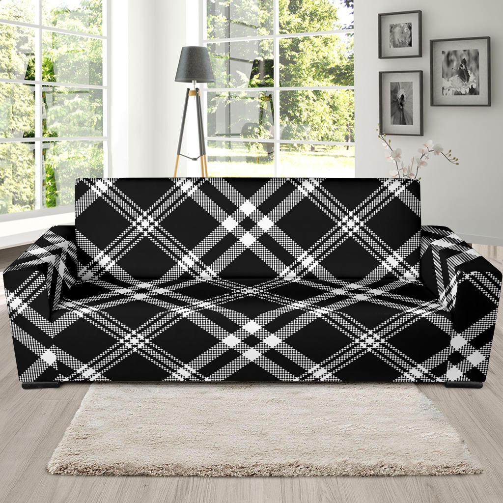 Madras Pattern Print Design 03 Sofa Slipcover