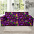 Mardi Gras Pattern Print Design 08 Sofa Slipcover