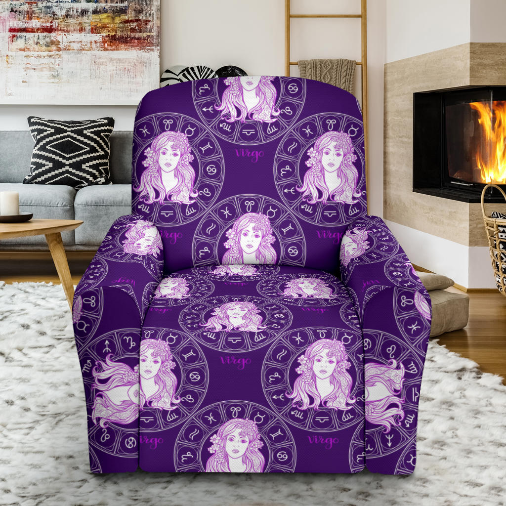 Virgo Print Design LKS301 Recliner Slipcover with Pocket