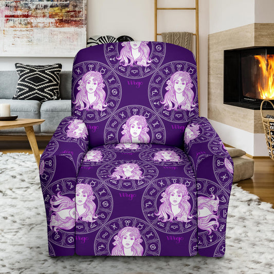 Virgo Print Design LKS301 Recliner Slipcover with Pocket