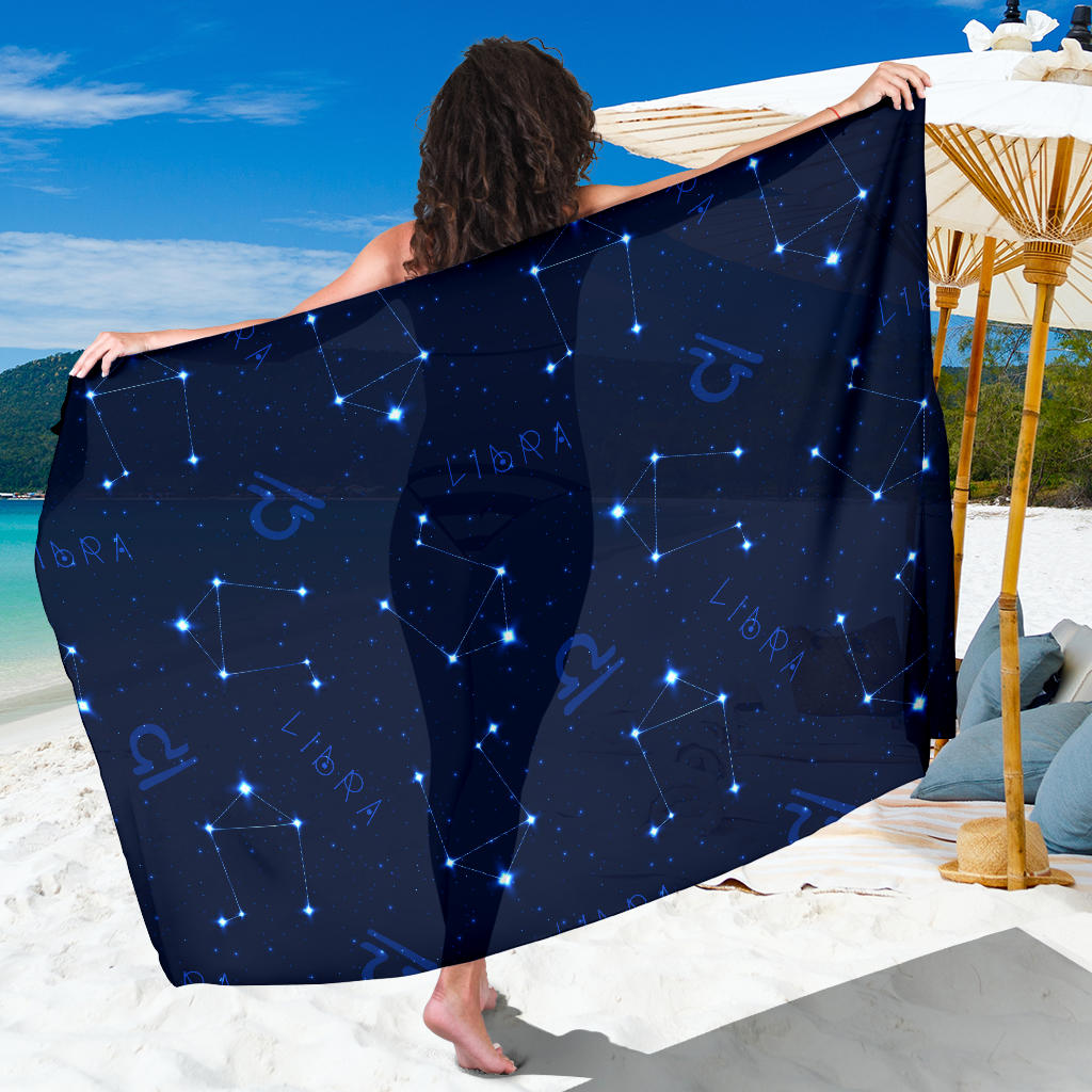 Libra Pattern Print Design 04 Sarong Pareo Wrap