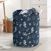 Nautical Sea Themed Print Laundry Basket