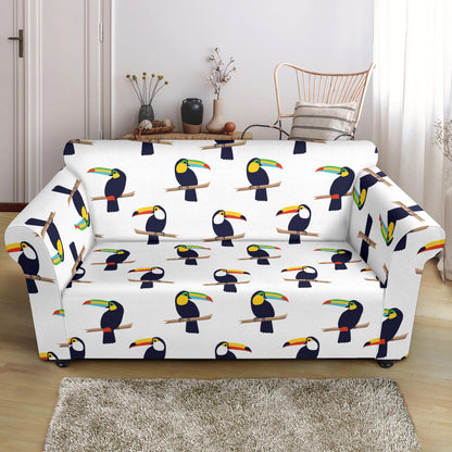 Toucan Print Design LKS305 Loveseat Couch Slipcover