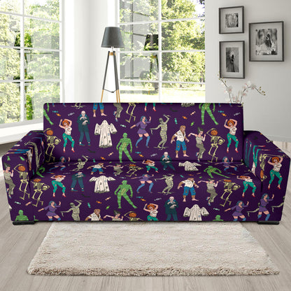Creepy Zombie Print Design LKS302 Sofa Slipcover