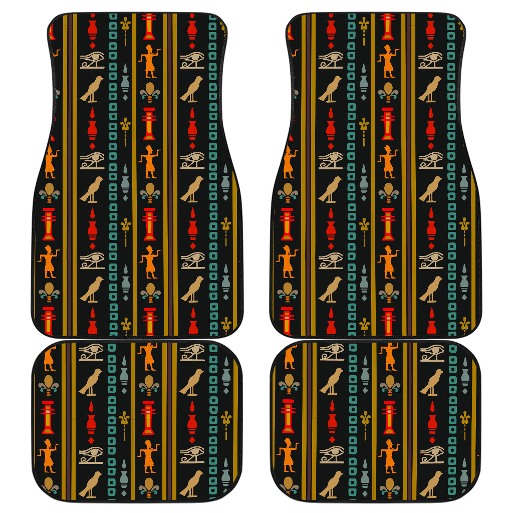 Eye of Horus Egypt Style Pattern Car Floor Mats Front Back