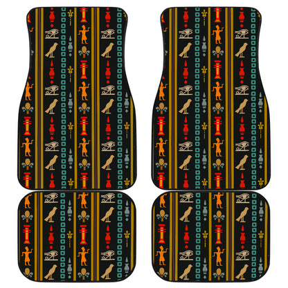 Eye of Horus Egypt Style Pattern Car Floor Mats Front Back