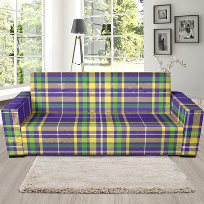 Mardi Gras Pattern Print Design 010 Sofa Slipcover