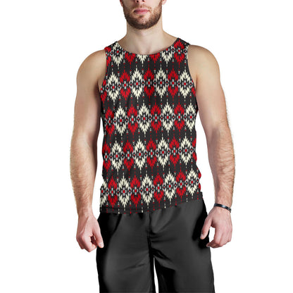 Southwestern Pattern Men Tank Top
