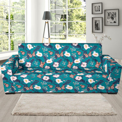 Butterfly Pattern Print Design 012 Sofa Slipcover