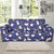 Bunny Pattern Print Design 01 Sofa Slipcover