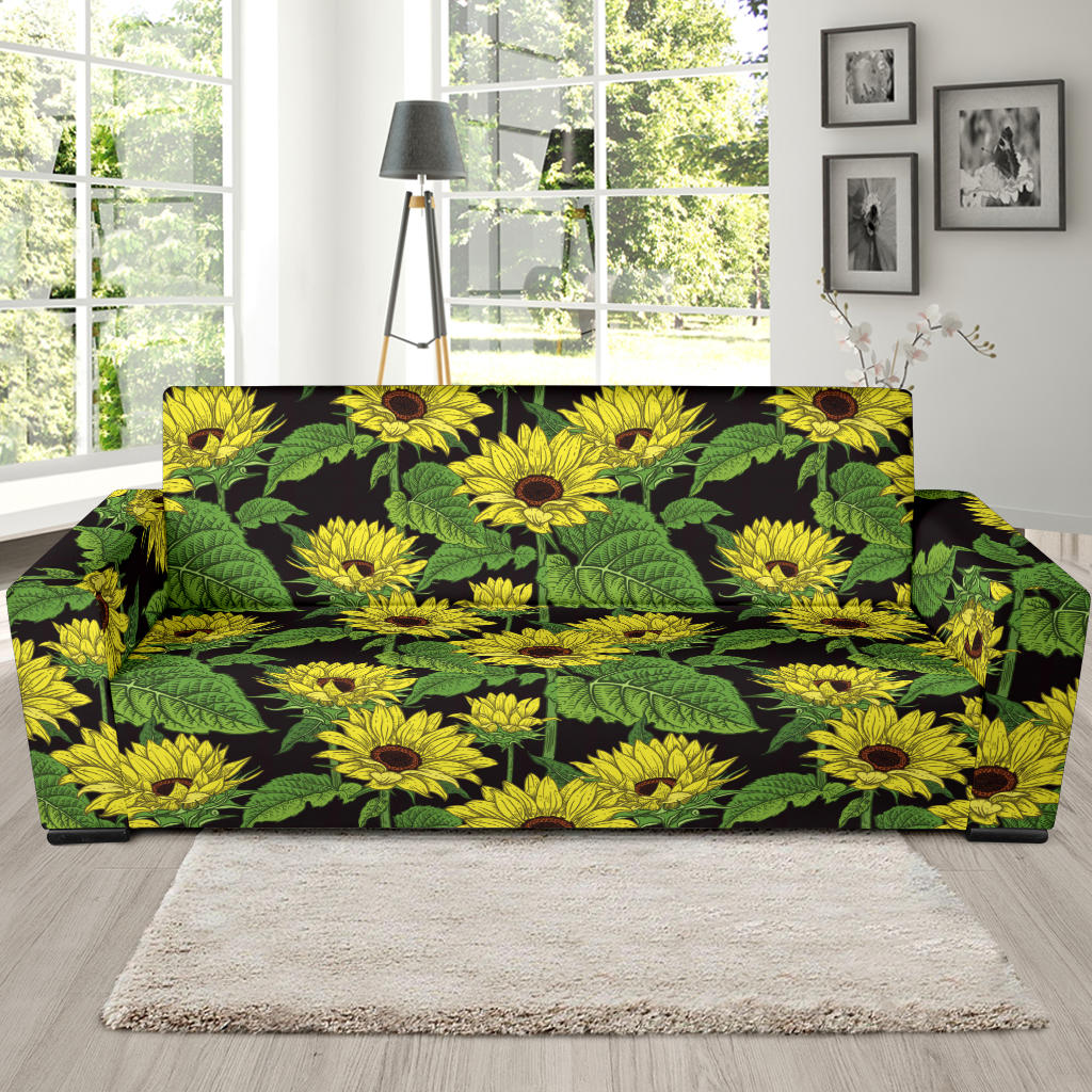 Sunflower Print Design LKS3010 Sofa Slipcover