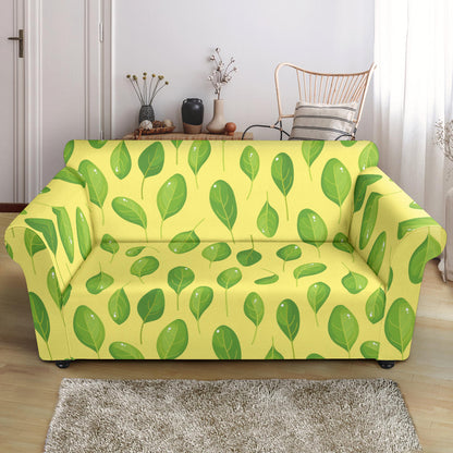 Spinach Print Design LKS302 Loveseat Couch Slipcover