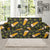 Beer Iris Pattern Print Design 02 Sofa Slipcover