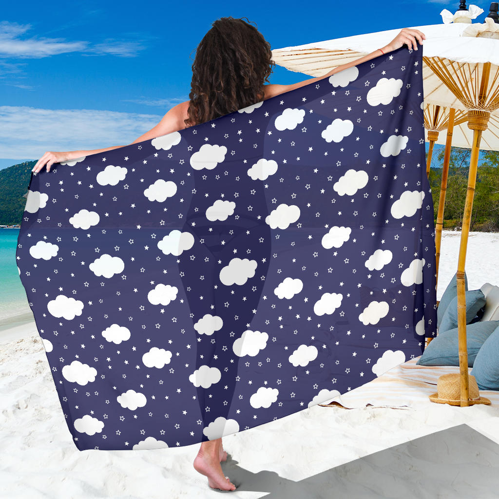 Cloud Pattern Print Design 03 Sarong Pareo Wrap