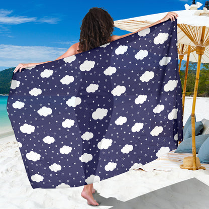 Cloud Pattern Print Design 03 Sarong Pareo Wrap