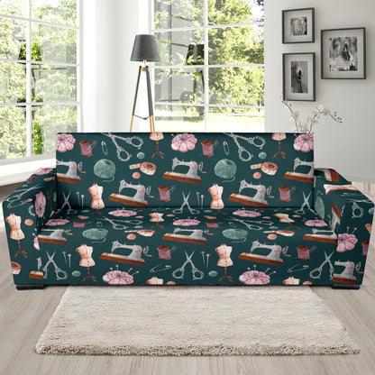 Sewing Equipment Print Design LKS307 Sofa Slipcover