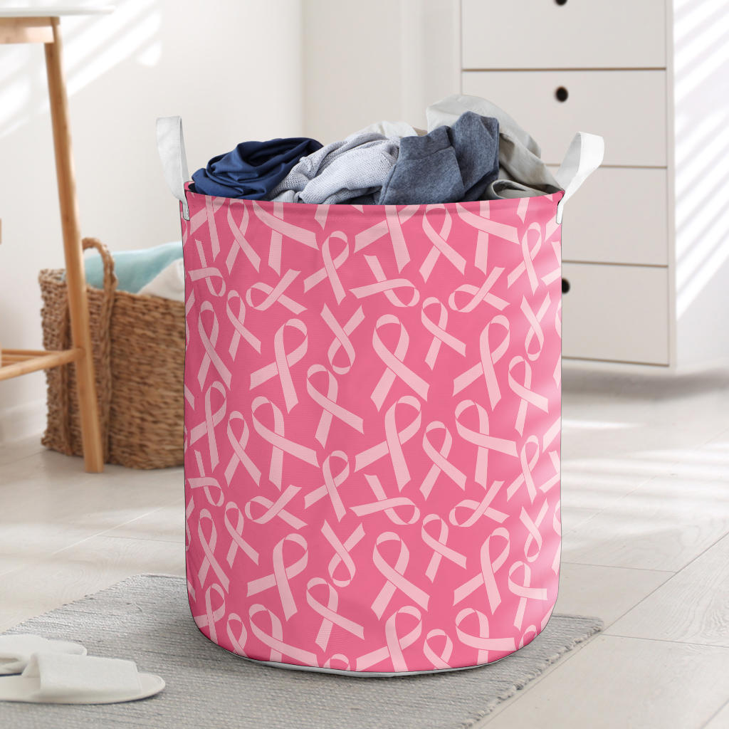 Breast Cancer Awareness Themed Laundry Basket