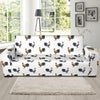 Chicken Pattern Print Design 02 Sofa Slipcover