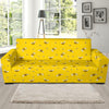 Bee Pattern Print Design 05 Sofa Slipcover