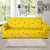 Bee Pattern Print Design 05 Sofa Slipcover