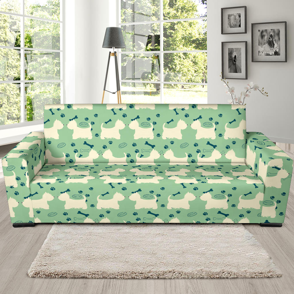 Scottish Terriers Print Design LKS302 Sofa Slipcover
