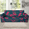 Morning Glory Pattern Print Design 01 Sofa Slipcover