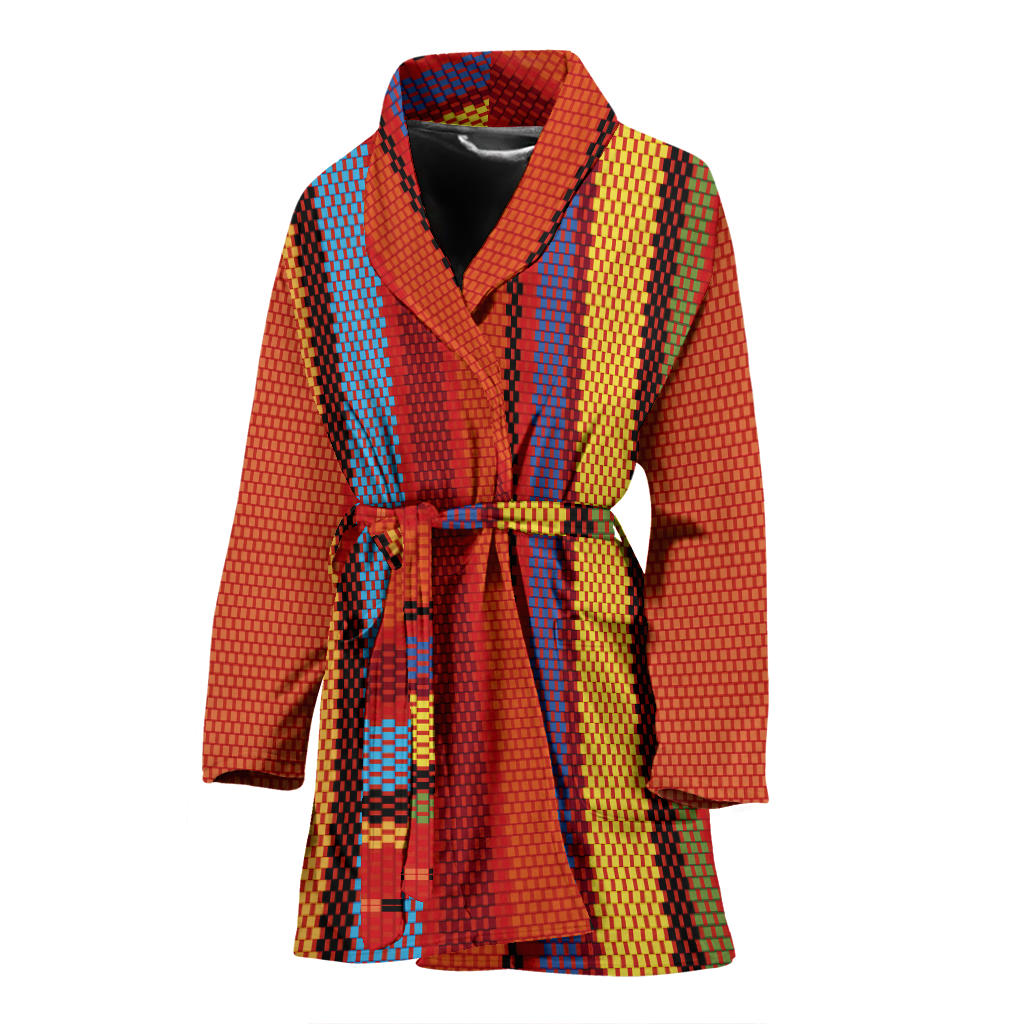 Mexican Pattern Print Design 05 Women Bathrobe
