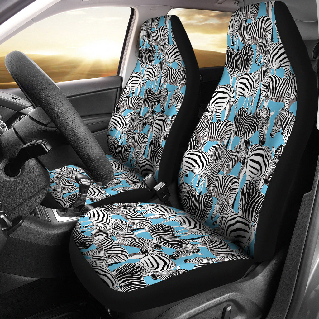 Zebra Print Design LKS305 Car Seat Covers