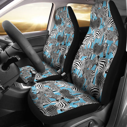 Zebra Print Design LKS305 Car Seat Covers