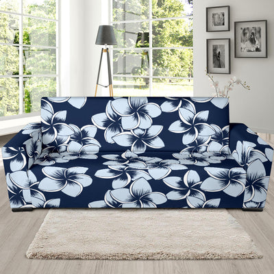 Plumeria Pattern Print Design A02 Sofa Slipcover