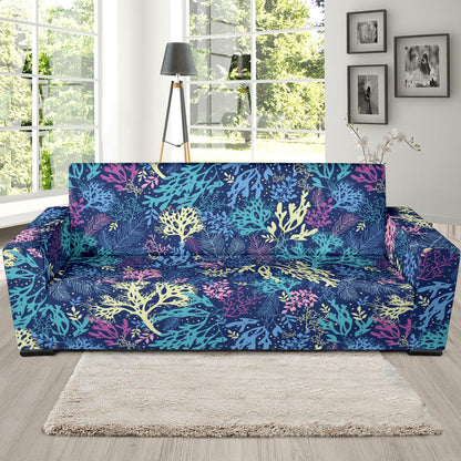 Seaweed Print Design LKS301 Sofa Slipcover