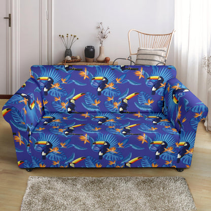 Toucan Print Design LKS306 Loveseat Couch Slipcover