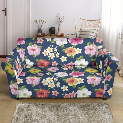 Hibiscus Sweet Print Design LKS304 Loveseat Couch Slipcover
