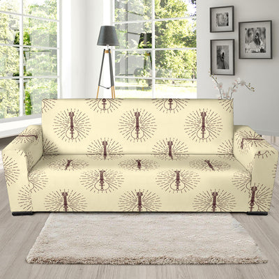 Mandolin Pattern Print Design 02 Sofa Slipcover