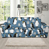 Penguin Pattern Print Design A03 Sofa Slipcover