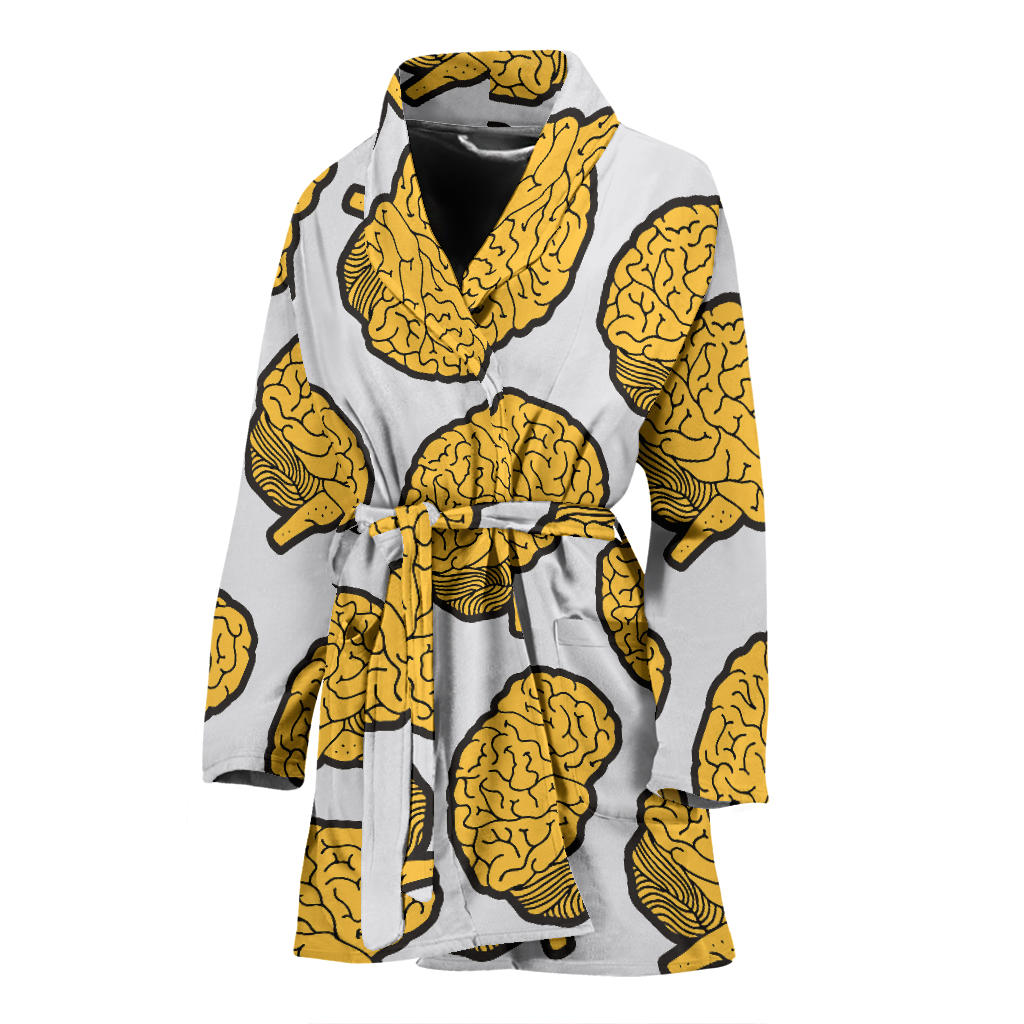 Psychology Pattern Print Design A01 Women Bathrobe