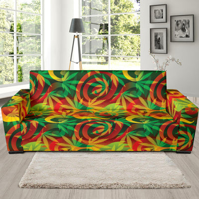 Rastafarian Pattern Print Design A01 Sofa Slipcover