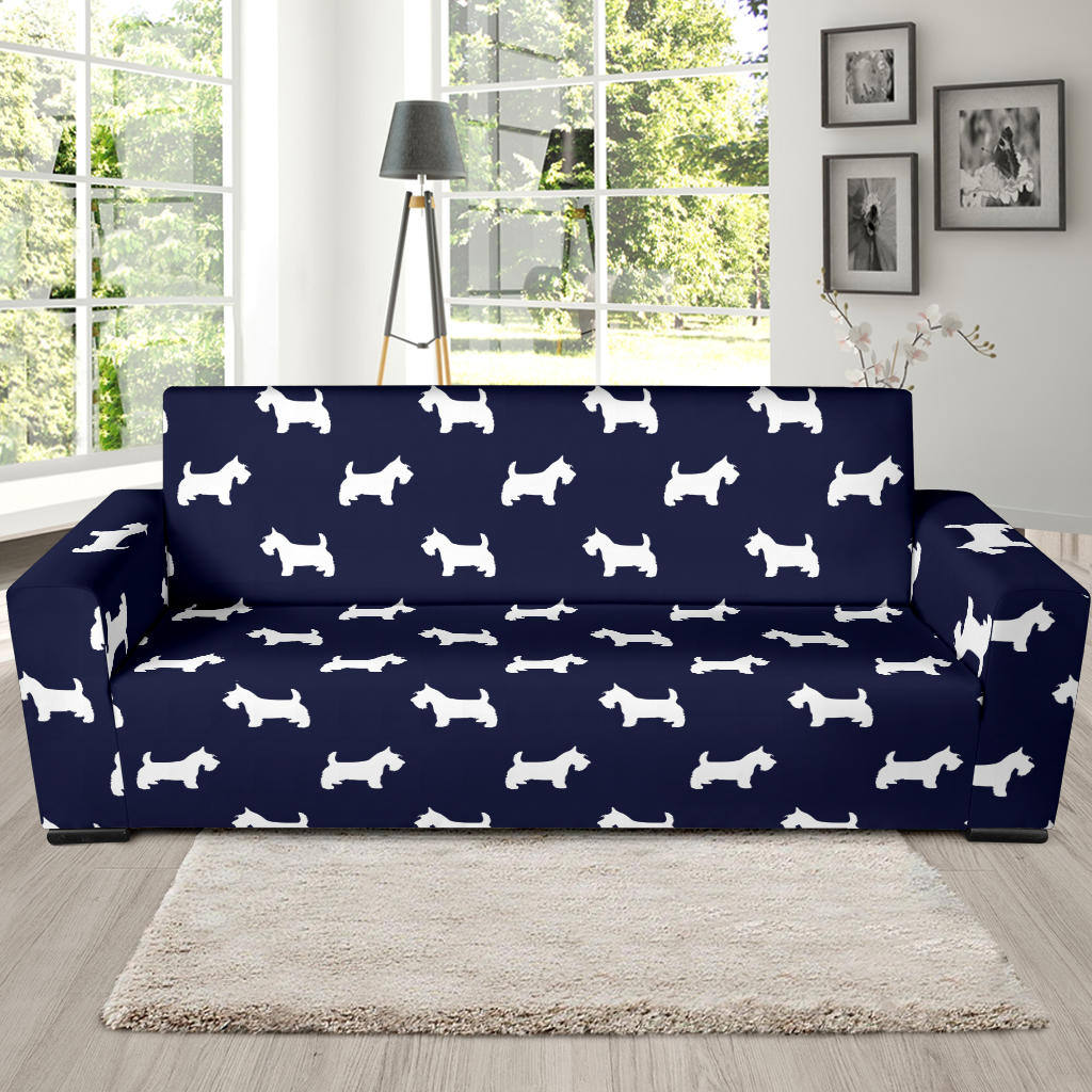 Scottish Terriers Print Design LKS3019 Sofa Slipcover