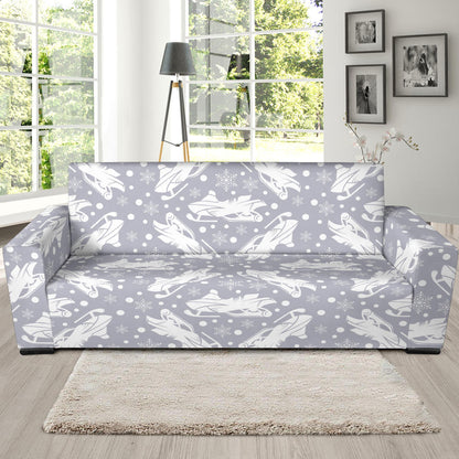 Snowmobile Print Design LKS302 Sofa Slipcover