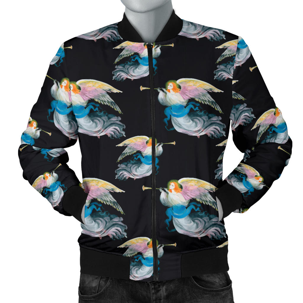 Angel with Wings Beautiful Design Print Men Bomber Jacket