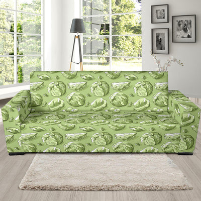 Brussels Sprouts Pattern Print Design 01 Sofa Slipcover