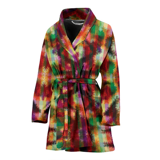 Tie Dye Print Design LKS301 Women Bathrobe